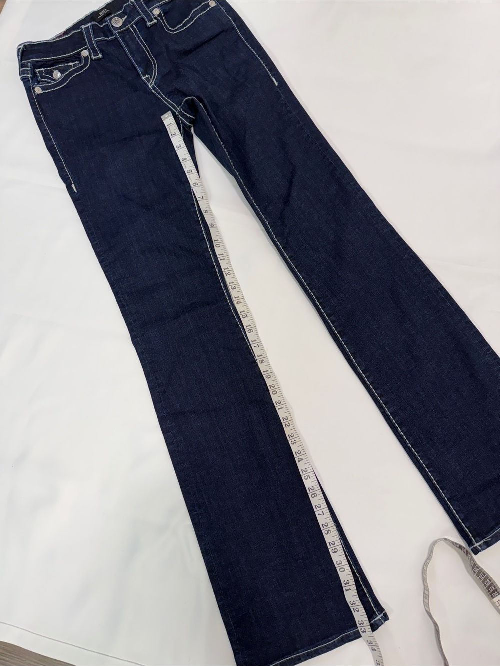 TRUE RELIGION JENNIE BIG T CURVY SKINNY JEAN! - Picture 7 of 11